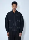Massimo Osti Studio Zip-up Bomber Jacket In Black