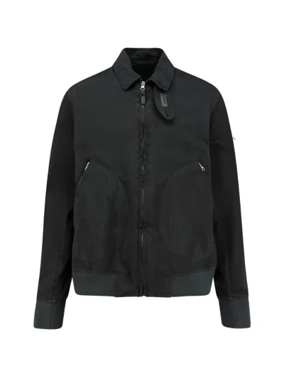 Massimo Osti Studio Zip-up Jacket In Black