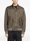 Massimo Osti Studio Zip-up Bomber Jacket In Brown