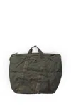 Massimo Osti Man Green Top Handle Bags In Green
