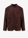 Massimo Osti Wool Jacket In Purple
