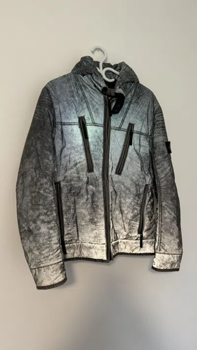 Pre-owned Massimo Osti X Stone Island Archive Stone Island Liquid Reflective Jacket
