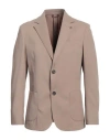 Massimo Rebecchi Man Blazer Light Brown Size 44 Polyester, Viscose, Elastane In Beige