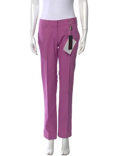 Pre-owned Massimo Rebecchi Straight Leg Pants In Purple