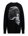 Massimo Sabbadin Man Sweatshirt Black Size L Cotton In Black