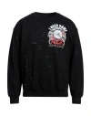 Massimo Sabbadin Man Sweatshirt Black Size Xxl Cotton In Black