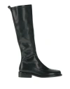 Massimo Santini Woman Boot Black Size 6 Leather In Black