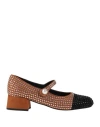 Massimo Santini Woman Pumps Brown Size 8 Leather In Brown