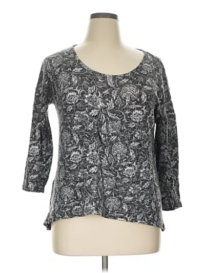 Pre-owned Massini 3/4 Sleeve T-shirt In Gray