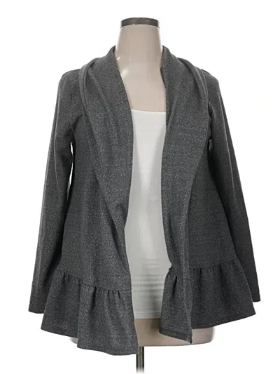 Pre-owned Massini Cardigan Sweater In Gray