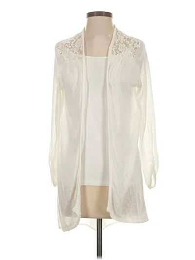 Pre-owned Massini Cardigan Sweater In Ivory