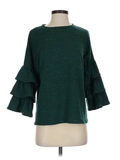 Pre-owned Massini Pullover Sweater In Green