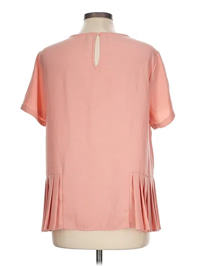 Pre-owned Massini Short Sleeve Blouse In Pink