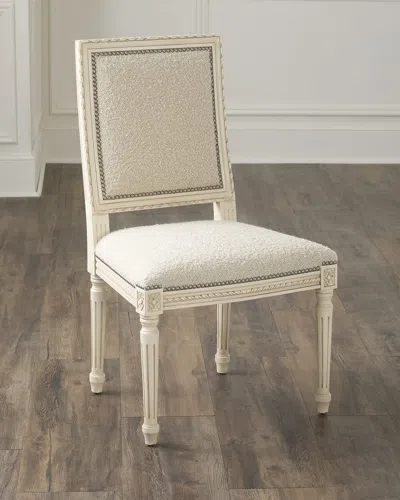 Massoud Ankara Dining Side Chair In White