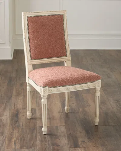 Massoud Ankara Dining Side Chair In Pink