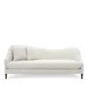 Massoud Anna Left Arm Sofa In Boucle Pearl