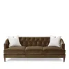 Massoud Bedford Tufted Sofa In Lankara Henna
