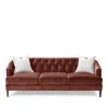 Massoud Bedford Tufted Sofa In Lankara Paprika