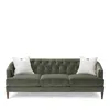 Massoud Bedford Tufted Sofa In Lankara Shale