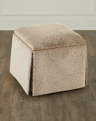 Massoud Brooke Ottoman In Gold