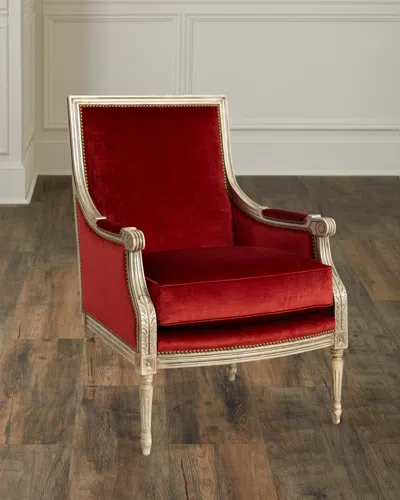 Massoud Canyon Red Chair In Russet