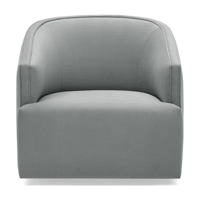 Massoud Coppell Swivel Chair In Aries Dove