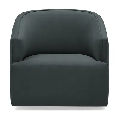 Massoud Coppell Swivel Chair In Aries Flannel