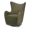 Massoud Denton Swivel Chair In Durango Fern