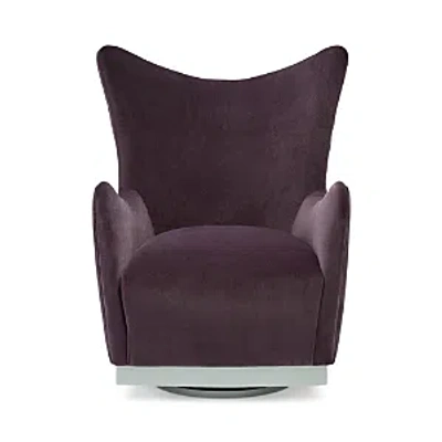 Massoud Denton Velvet Chair In Banks-fig