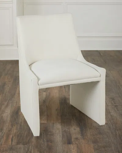 Massoud Everly Dining Side Chair In Ivory