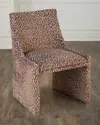 Massoud Fleck Dining Side Chair In Brown