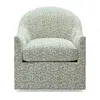 Massoud Glenn Swivel Chair In Oliver Latte