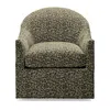 Massoud Glenn Swivel Chair In Oliver Safari