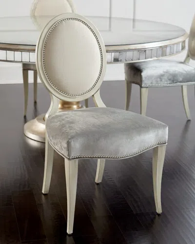Massoud Gwyneth Dining Chair In Cream
