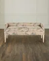 Massoud Halston End-of-bed Bench, 70" In Multi
