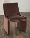 Massoud Hamilton Dining Side Chair In Brown