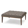 Massoud Heath Tufted Ottoman In Road Trip Shroom