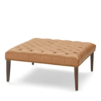 Massoud Heath Tufted Ottoman In Road Trip Whiskey