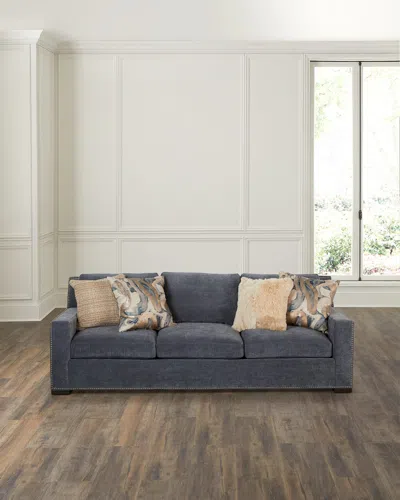 Massoud Indra Sofa, 101" In Blue