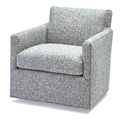 Massoud Ken Swivel Chair, Ivan Ocean In Gray