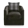 Massoud Lavon Swivel Chair In Drew