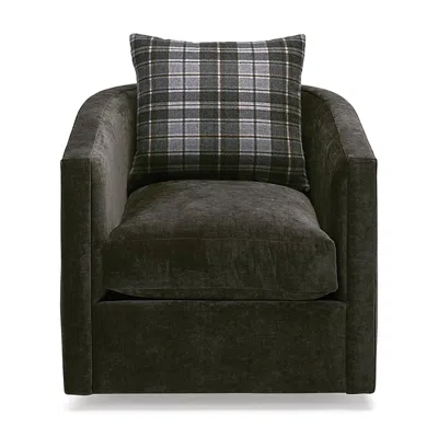 Massoud Lavon Swivel Chair In Black