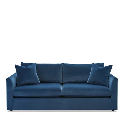 Massoud Lucas Two Cushion Sofa In Blue