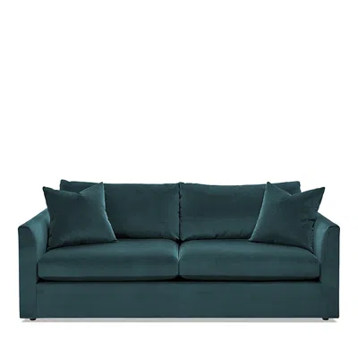 Massoud Lucas Two Cushion Sofa In Banks Lagoon