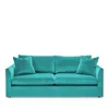 Massoud Lucas Two Cushion Sofa In Banks Turquoise