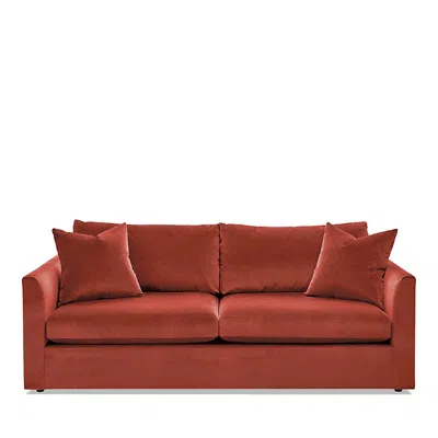 Massoud Lucas Two Cushion Sofa In Banks Zinnia
