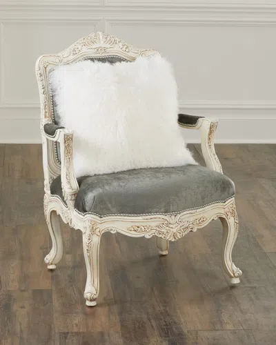 Massoud Lucy Bergere Chair In White