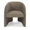Massoud Melissa Chair In Checker Pumice