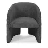 Massoud Melissa Chair In Checker Steel