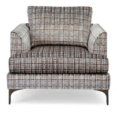 Massoud Murphy Bronze Chair In Bridgerton Mocha
